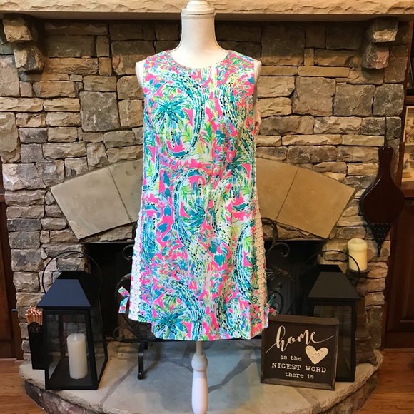 Lilly Pulitzer Dresses & Skirts - NWT Lilly Pulitzer Mila Shift Dress Snap Back 14